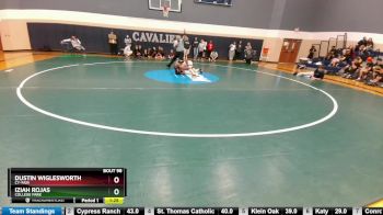 113 lbs Round 3 - Iziah Rojas, College Park vs Dustin Wiglesworth, Cy-Fair