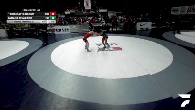 Cons. Round 2 - Charlotte Beyer, River City High School Wrestling vs Tatiana Alvarado, Legacy Wrestling Center