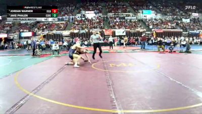 A - 138 lbs 3rd Place Match - Jordan Warner, Frenchtown vs Jake Phalen, Custer Co. (Miles City)