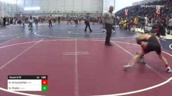 95 lbs Round Of 16 - Noah Krzysztofiak, Grindhouse Wrestling Club vs Nat'aani Prado, Slam WC