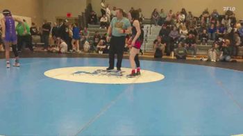105 lbs Semifinal - Ellie Bouzis, Campbell County vs Tristan Harns, Kelly Walsh