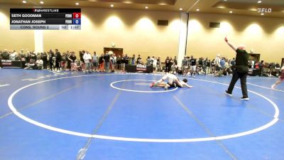 132 lbs Cons. Round 2 - Seth Goodman, Pennsylvania vs Jonathan Joseph, Pennsylvania