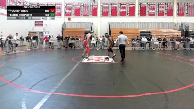 190 lbs Round Of 16 - Yousef Ebeid, Winchester vs Elijah Prophete, Taunton