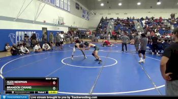 126 lbs Cons. Round 4 - Brandon Chiang, Irvine High School vs Alex Newman, Servite