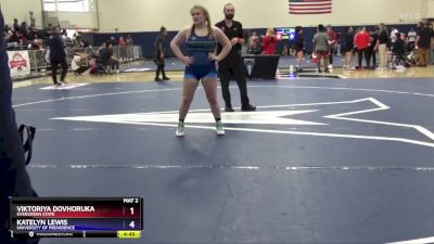 170 lbs 5th Place Match - Katelyn Lewis, University Of Providence vs Viktoriya Dovhoruka, Evergreen State