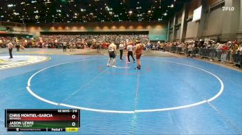 215 lbs Cons. Round 1 - Jason Lewis, Churchill County vs Chris Montiel-Garcia, Bonanza