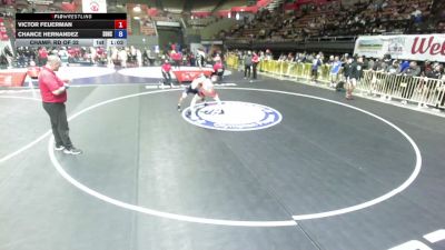 150 lbs Champ. Rd Of 32 - Victor Feuerman vs Chance Hernandez, South Bakersfield High School Wrestling