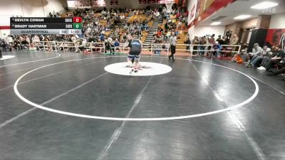 285 lbs Quarterfinal - Devlyn Cowan, Douglas vs Brady Hartman, Sheridan