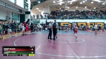 85 lbs Champ. Round 1 - Cooper Wing, Les Bois vs Wyatt Black, Weiser