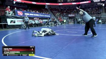 3A-126 lbs Cons. Round 4 - Nate Fish, Linn-Mar vs Ethan Sodergren, Ankeny Centennial