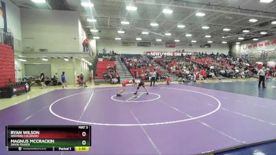 157 lbs Champ. Round 1 - Ryan Wilson, Western Colorado vs Magnus McCrackin, Simon Fraser