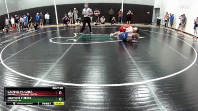 150 lbs Cons. Round 2 - Hayden Klimek, GI Grapplers vs Carter Hughes, Kansas City Training Center