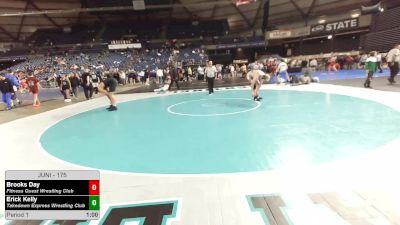 175 lbs 3rd Place Match - Brooks Day, Fitness Quest Wrestling Club vs Erick Kelly, Takedown Express Wrestling Club