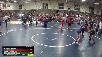 101 lbs Champ. Round 1 - Summer Reyes, JG Takedown Club vs Ezra Archuleta, Sunkist Kids/Monster Garage