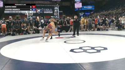 157 lbs Cons. Rd Of 64 - Austin Owen, Alabama vs Cooper Wenrich, Pennsylvania