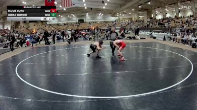 126 lbs Semis (4 Team) - Jacob Bond, Baylor School vs Lucas Gordin, Christian Brothers High School