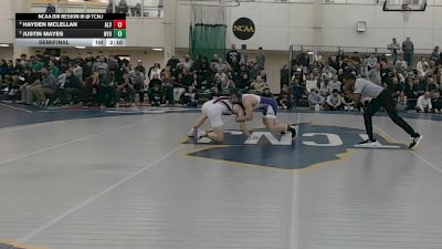 184 lbs Semifinal - Justin Mayes, Nyu vs Hayden McLellan, Alvernia University