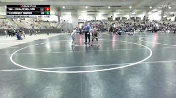 65 lbs Champ. Round 1 - Halliegrace Houser, Swarm Wrestling vs Leighanne Snyder, Higher Calling Wrestling