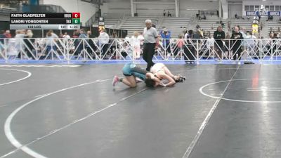 138 lbs Rr Rnd 2 - Faith Gladfelter, Roughnecks - HSG vs Landri VonGonten, She Kong - HSG