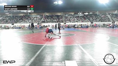 118 lbs Consi Of 16 #1 - Brooks Wood, Tuttle vs Wyatt Ledford, El Reno
