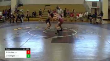138 lbs Final - Dominic Frontino, Shippensburg vs Anthony Colangelo, Chambersburg