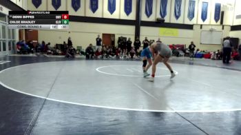 105lbs Cons. Round 8 - Denni Bippes, University (Girls) vs Chloe Bradley, Cleveland (Girls)