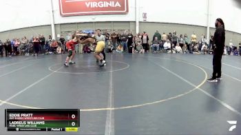 136 lbs Cons. Round 2 - Eddie Pratt, Mat Sharks Wrestling Club vs LaDreus Williams, MOBC Wrestling Club