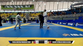 Kauany Vitória De Souza Da Silva vs Teresa Cristina Pinheiro De Sous 2026 Brasileiro Jiu-Jitsu IBJJF