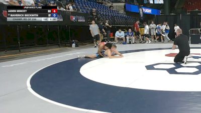 157 lbs Champ. Rd Of 256 - Aiden Mincey, Minnesota vs Maverick Beckwith, New York