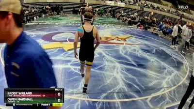 127 lbs Round 1 (4 Team) - Owen Marshall, Tahoma vs Brody Wieland, Lake Crystal/Welcome/Memorial