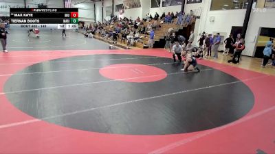 149 lbs Cons. Round 4 - Max Kaye, Ohio Northern vs Tiernan Boots, Marian University (IN)