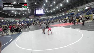 58 lbs 3rd Place - Julisa Franco, Duran Elite vs Samantha Ham, Other Team