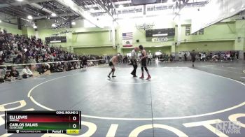 138 lbs Cons. Round 2 - Carlos Salais, Cleveland vs Eli Lewis, Fairfax