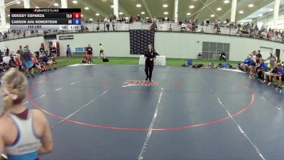 105 lbs Odessy Esparza, Texas Red vs Carson Ava Robertson, South Carolina
