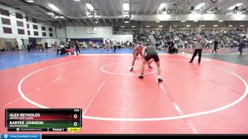 174 lbs Champ. Round 2 - Alex Reynolds, Grand View (Iowa) vs Karter Johnson, Southeastern