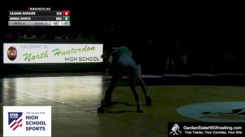 114 lbs Emma White, North Hunterdon vs Liliana Kohler, Vernon Township