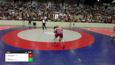 91 lbs Round Of 16 - Zander Hausler, Heard Wrestling Club vs Charlie Moore, Harris County Wrestling Club