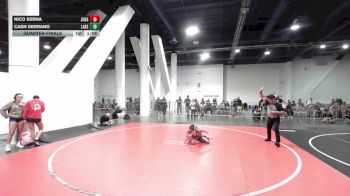 81 lbs Quarterfinal - Nico Serna, Juggernaut WC vs Cash Serrano, Lake Stevens WC