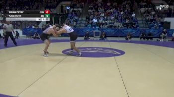 165 lbs Cons. Semi - Brian Petry, Cornell College vs Kale Roth, University Of Dubuque