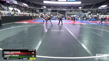 1A-4A 150 Champ. Round 1 - Mykell Buchanan, Madison County vs Carter Carlisle, Satsuma