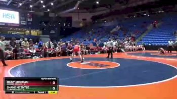 145 lbs Quarterfinals (8 Team) - Shane McEntee, Lockport (Twp.) vs Ricky Ericksen, Chicago (Marist)