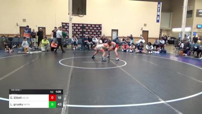 105 lbs Rr Rnd 1 - Christopher Elliott, CRWC K-8 vs Luke Grusky, Partner Trained K-8