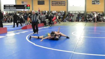 114 lbs 3rd Place - Luisa Reina, Lincoln vs Averi Senecal, North Providence