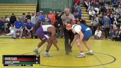 190 lbs Champ. Round 1 - TaeDen Brown, Fremont Ross vs Jacob Slack, Olentangy Orange