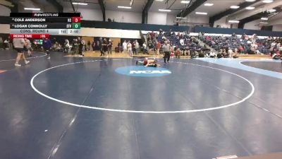 133 lbs Cons. Round 4 - Logan Connolly, Saint Vincent vs Cole Anderson, King`s College