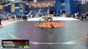 106 lbs Cons. Round 7 - Max Berman, Germantown Academy vs Royce Wetzler, Benedictine College Prep