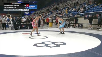 215 lbs Cons. Sub-quarters - Christopher Soeder, Ohio vs Thomas Kellas, New Jersey