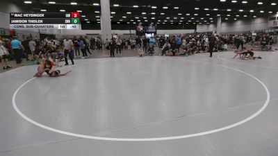 88 lbs Cons. Sub-quarters - Mac Heysinger, Immortal Athletics WC vs Jamison Theilen, Sebolt Wrestling Academy