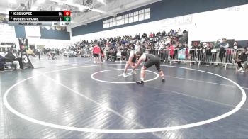 285 lbs Champ. Round 3 - Jose Lopez, Bishop Alemany vs Robert Crowe, South Torrance