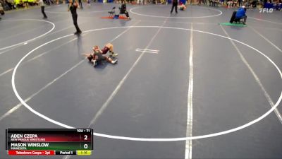 71 lbs Quarterfinal - Aden Czepa, New Prague Wrestling vs Mason Winslow, Minnesota